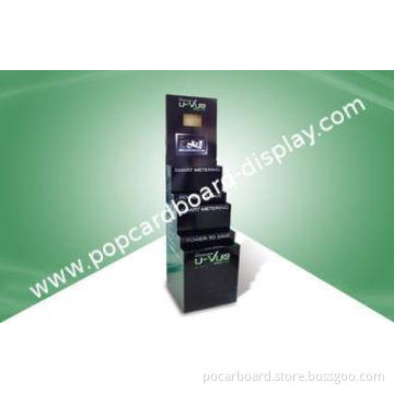 3 Tier Cardboard Display Stands With Screen For Electronic
